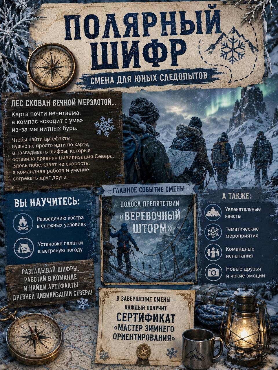 Детская путевка на зимние каникулы